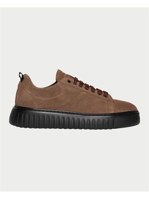 Sneakers marrone Exton in camoscio EXTON | 865TABACCO
