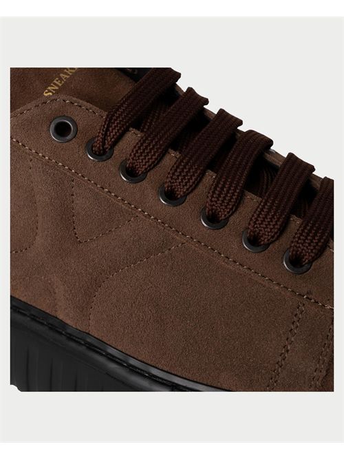 Sneakers marrone Exton in camoscio EXTON | 865TABACCO