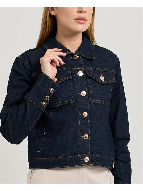 Veste femme Trucker Fracomina lavage raw FRACOMINA | FP25WJ4006D40193L23