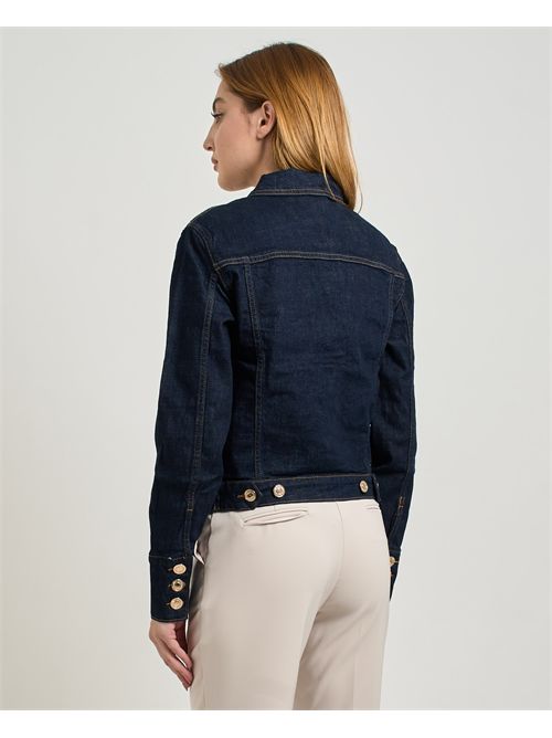 Veste femme Trucker Fracomina lavage raw FRACOMINA | FP25WJ4006D40193L23