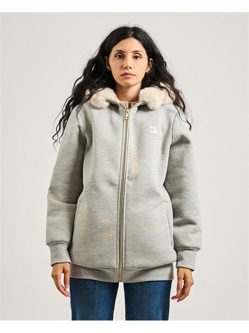 Parka In Pile Con Cappuccio Pelliccia Sintetica FRACOMINA | FR25WC6001F42901T04
