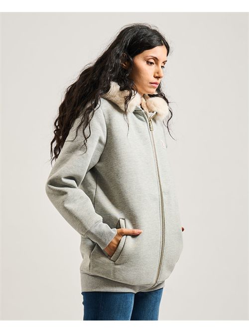 Parka In Pile Con Cappuccio Pelliccia Sintetica FRACOMINA | FR25WC6001F42901T04