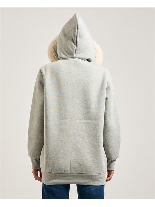 Parka In Pile Con Cappuccio Pelliccia Sintetica FRACOMINA | FR25WC6001F42901T04