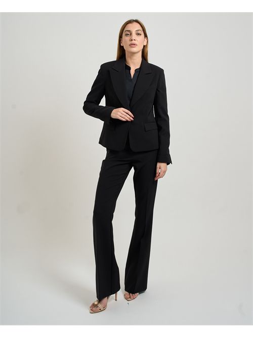 Blazer court sartorial femme Fracomina simple boutonnage FRACOMINA | FR25WJ1001W42901053