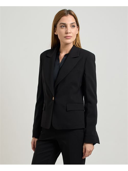 Blazer court sartorial femme Fracomina simple boutonnage FRACOMINA | FR25WJ1001W42901053