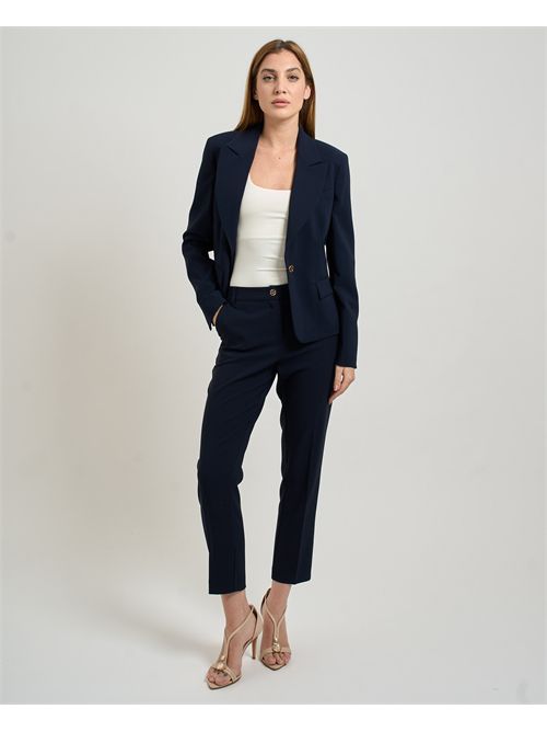 Blazer court sartorial femme Fracomina simple boutonnage FRACOMINA | FR25WJ1001W42901117