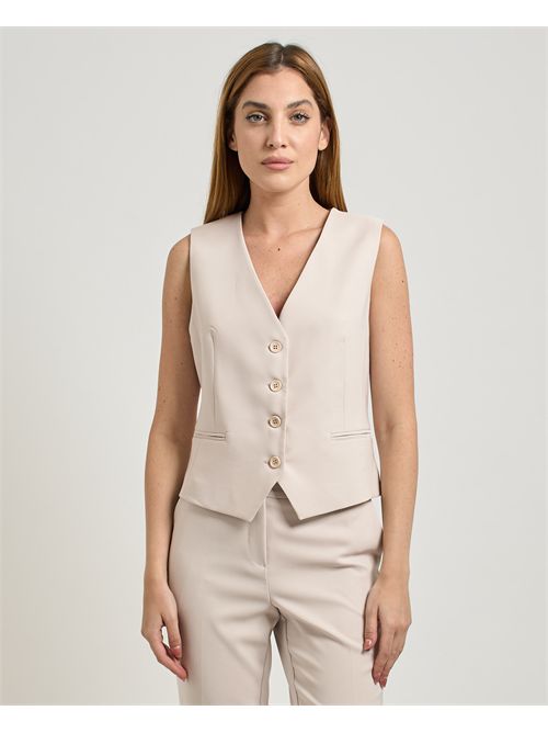 Fracomina women's classic V-neck vest FRACOMINA | FR25WJ5001W42901508