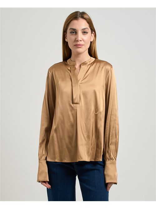 Blusa alla coreana donna Fracomina in raso FRACOMINA | FR25WT1011W58401093