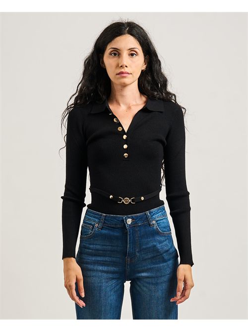 Body donna Fracomina in maglia a costine FRACOMINA | FR25WT5001K43301053