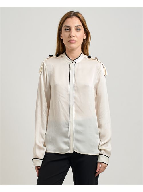 Fracomina women's Korean collar silk shirt FRACOMINA | FR25WT6027W80701108