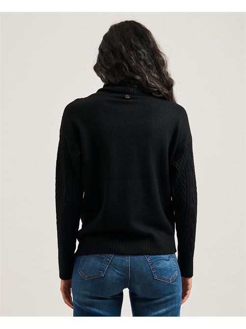 Dolcevita donna Fracomina con punto treccia FRACOMINA | FR25WT7035K50201053