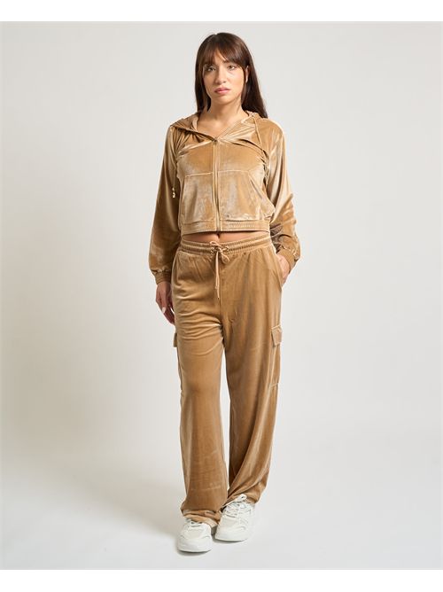 Pantaloni cargo donna Gaudi effetto vellutato GAUDI | 521BD240062369