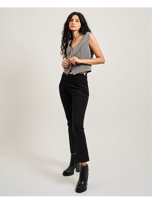 Gaudi women's cropped flare trousers GAUDI | 521BD240112001