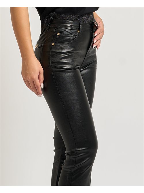 Pantaloni donna Gaudi in materiale cerato GAUDI | 521BD250162001