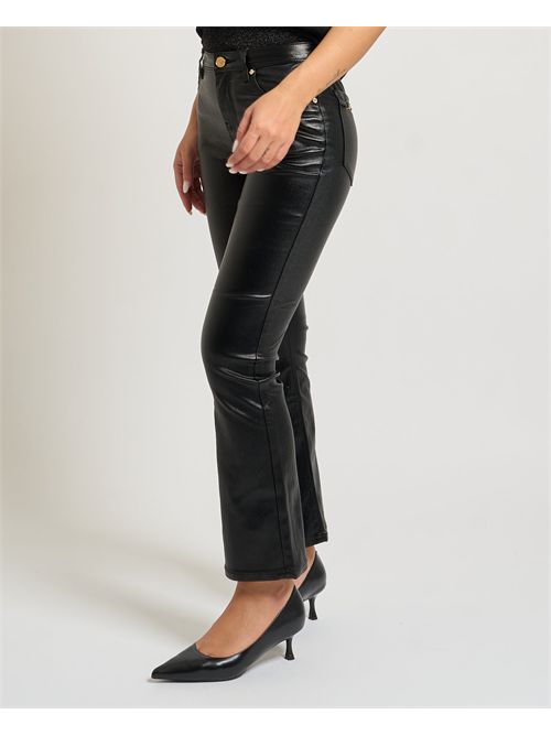 Pantaloni donna Gaudi in materiale cerato GAUDI | 521BD250162001