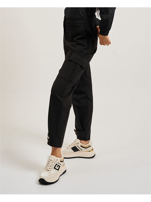 Gaudi women's cargo pants with straps GAUDI | 521BD250292001
