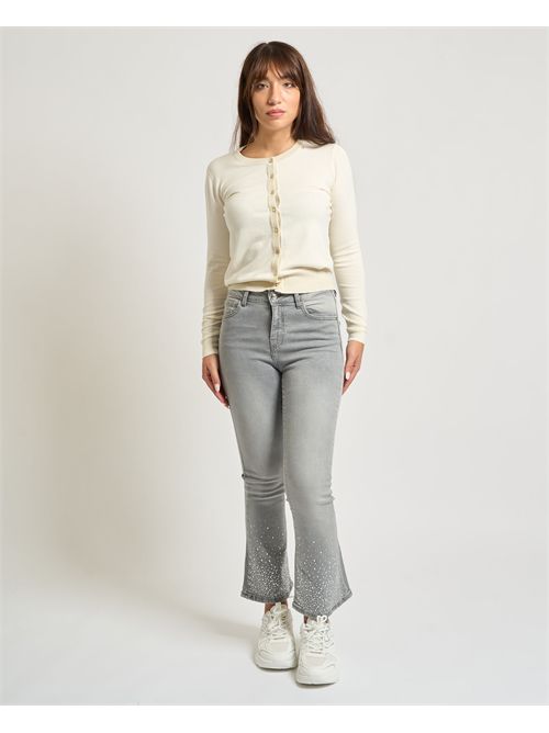 Jeans cropped flare donna Gaudi effetto vintage GAUDI | 521BD2602300