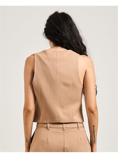 Gilet donna Gaudi con bottoni dorati GAUDI | 521BD350302369