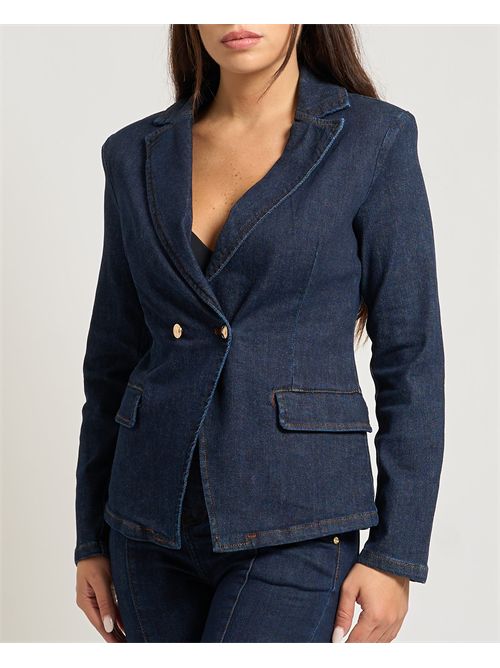 Giacca donna Gaudi in denim GAUDI | 521BD3600100