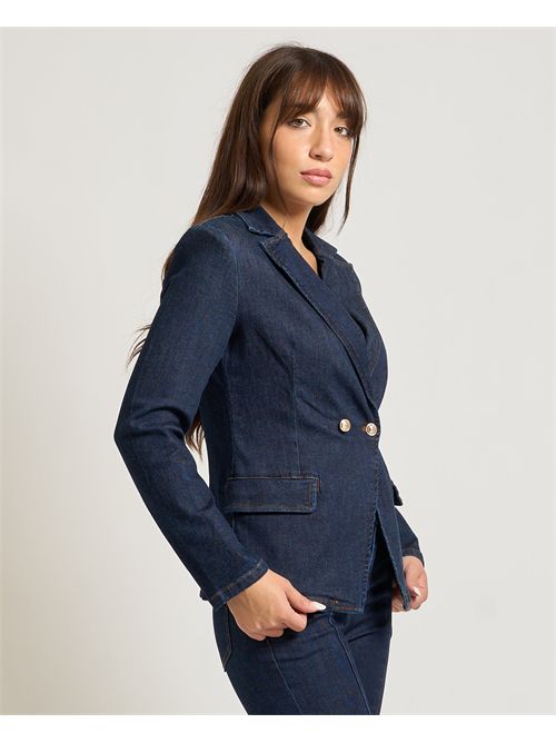 Giacca donna Gaudi in denim GAUDI | 521BD3600100