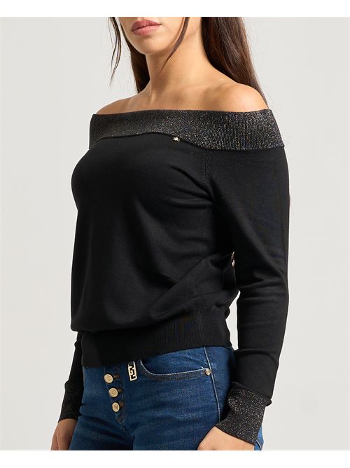 Maglione donna Gaudi con scollo a barca GAUDI | 521BD530152001