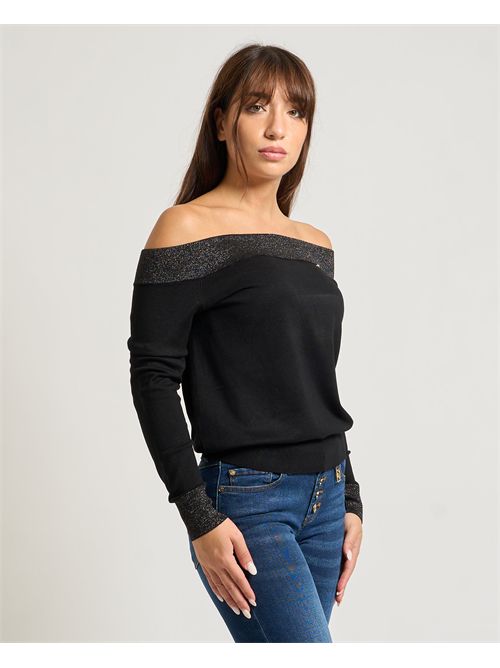 Maglione donna Gaudi con scollo a barca GAUDI | 521BD530152001