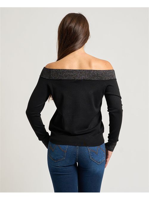 Maglione donna Gaudi con scollo a barca GAUDI | 521BD530152001