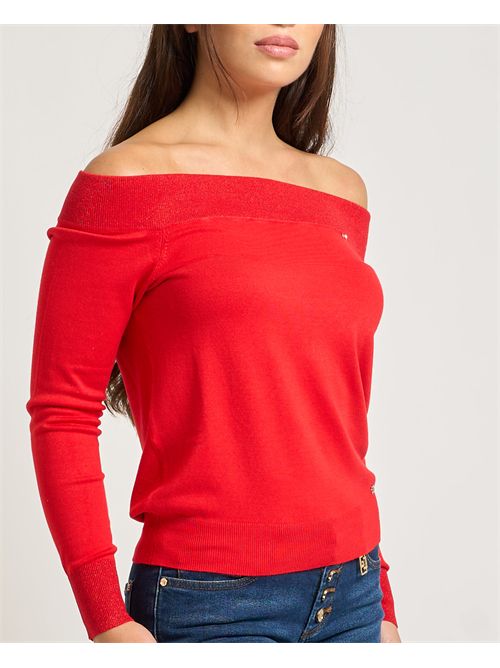 Maglione donna Gaudi con scollo a barca GAUDI | 521BD530152433
