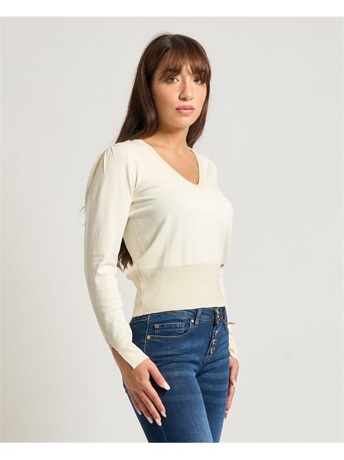 Maglione donna Gaudi con scollo a V GAUDI | 521BD530162101