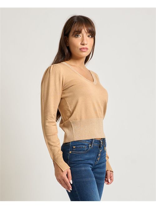 Maglione donna Gaudi con scollo a V GAUDI | 521BD530162369