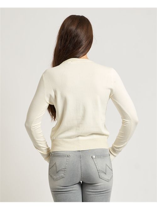 Cardigan donna Gaudi con bottoni e glitter GAUDI | 521BD530192101