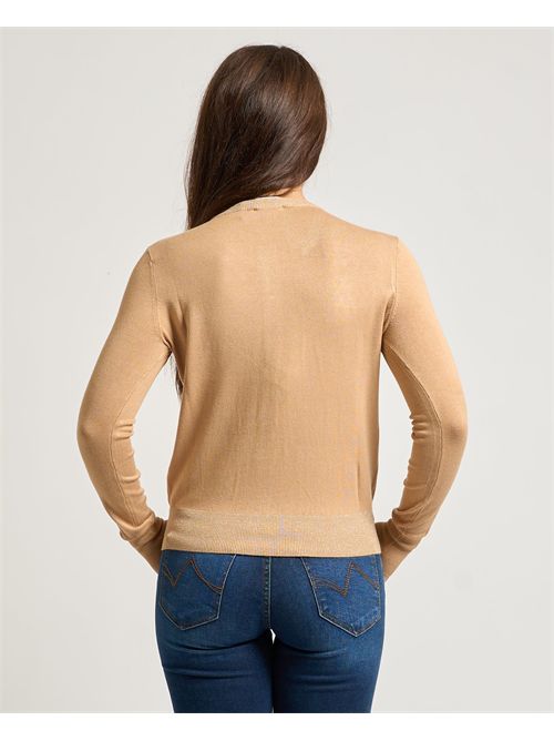 Cardigan donna Gaudi con bottoni e glitter GAUDI | 521BD530192369