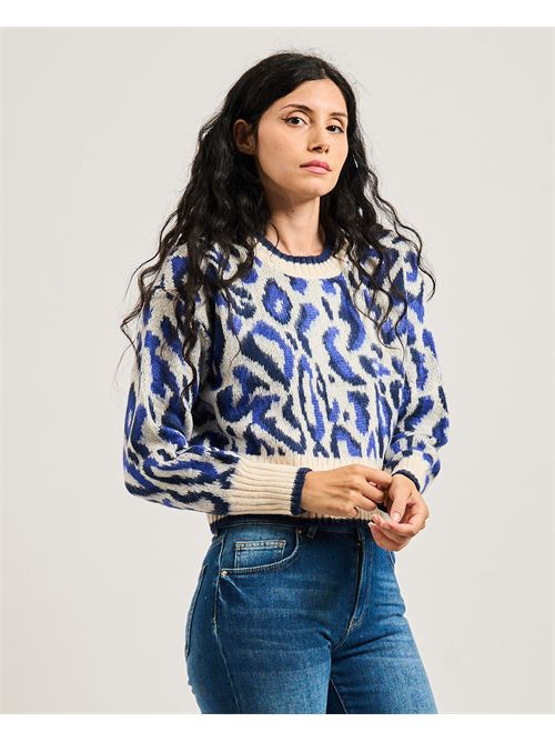 Maglione donna Gaudi con motivo animalier GAUDI | 521BD53042525051-01
