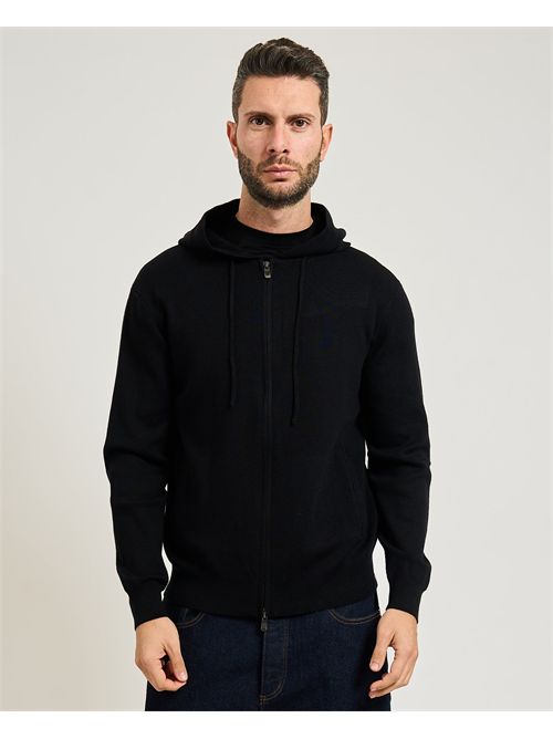 Gazzarrini men's hooded sweater GAZZARRINI | MI521GNERO