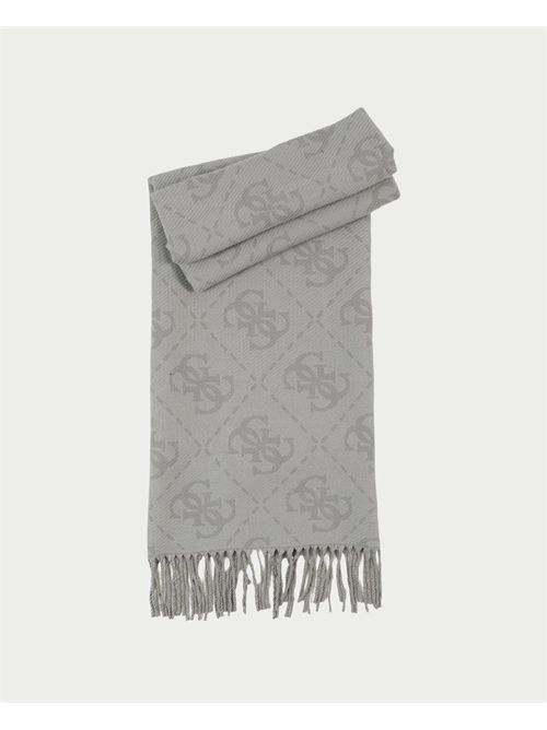 Sciarpa donna Guess con logo all over GUESS | AW5217-VIS03GRY