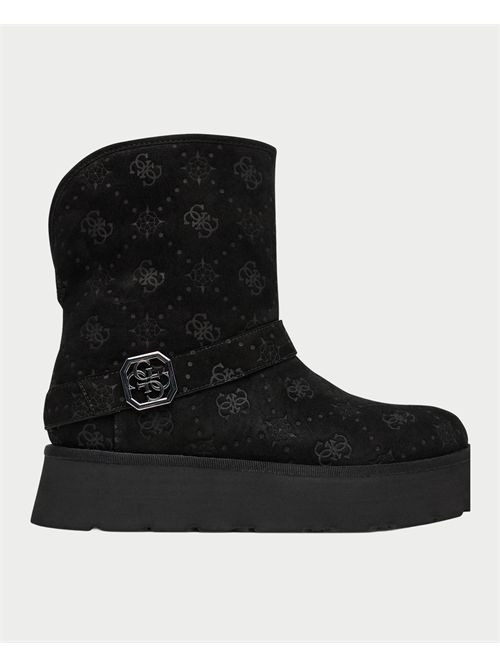 Guess Dolsay women's suede ankle boots GUESS | FLFDOL-ESU10BLACK
