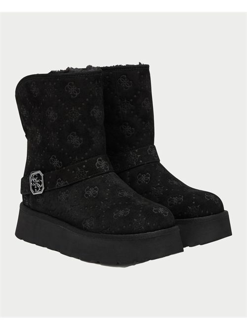 Guess Dolsay women's suede ankle boots GUESS | FLFDOL-ESU10BLACK