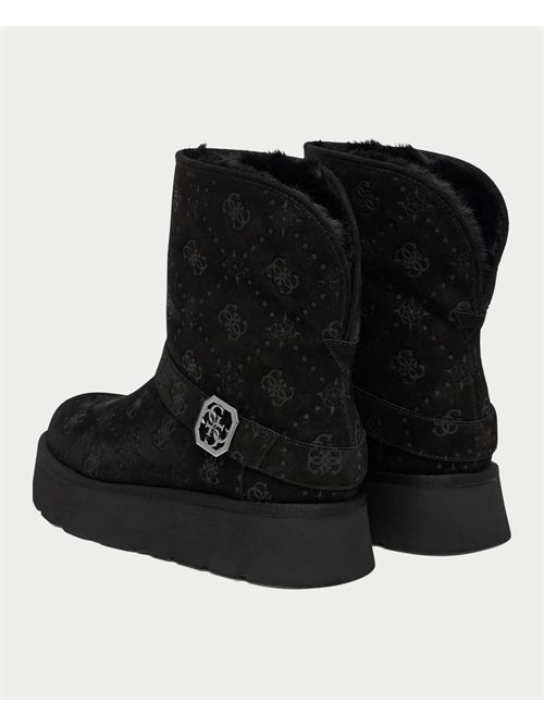 Guess Dolsay women's suede ankle boots GUESS | FLFDOL-ESU10BLACK
