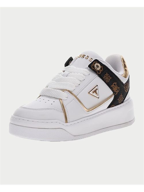 Sneakers Delove donna Guess con inserti laminati GUESS | FLTDEL-FAL12WHITE