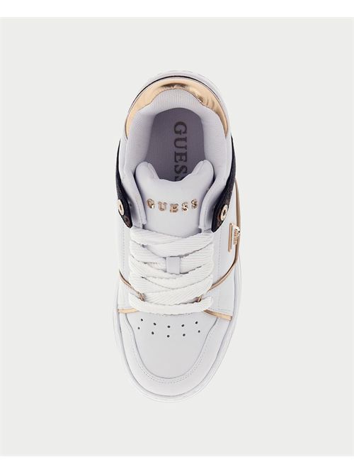 Sneakers Delove donna Guess con inserti laminati GUESS | FLTDEL-FAL12WHITE