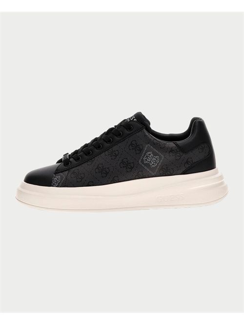 Sneakers Elba uomo Guess con stampa logo 4G GUESS | FMFLBA-FAB12BLACK