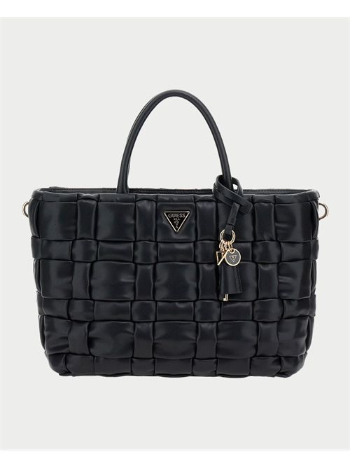 Borsa a mano Marion donna Guess intrecciata GUESS | HWWG80-72060BLA