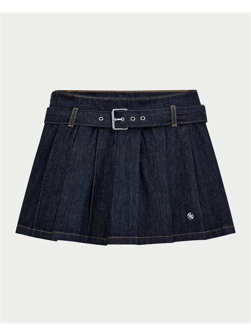 Gonna a pieghe comfort denim bambina Guess GUESS | J5YD06-D4MS0DTWI