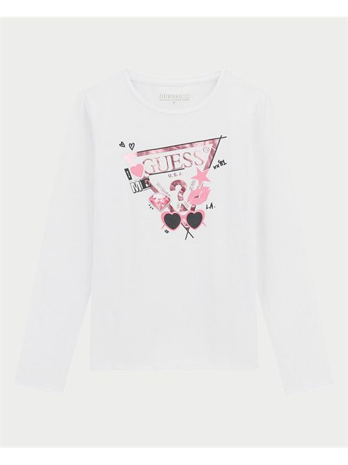 T-Shirt manches longues fille Guess GUESS | J5YI01-K6YW4G011