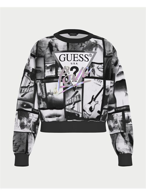 Felpa Crop Active Top bambina Guess GUESS | J5YQ03-KA6R4P9IC