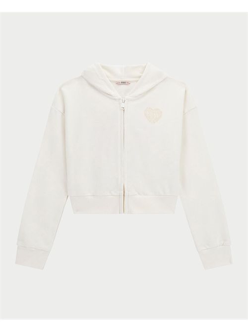 Felpa Active con cappuccio e zip bambina Guess GUESS | J5YQ07-KAD74G012