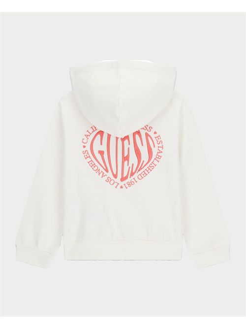 Felpa Hooded Ls Active Top W/Zip bambina Guess GUESS | K5YQ05-KAD74G012