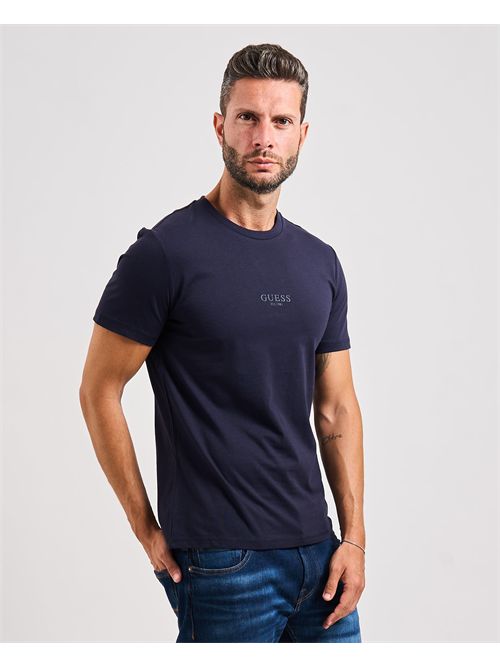 Aidy crew neck T-shirt for men Guess in cotton GUESS | M2YI72-I3Z14G7V2
