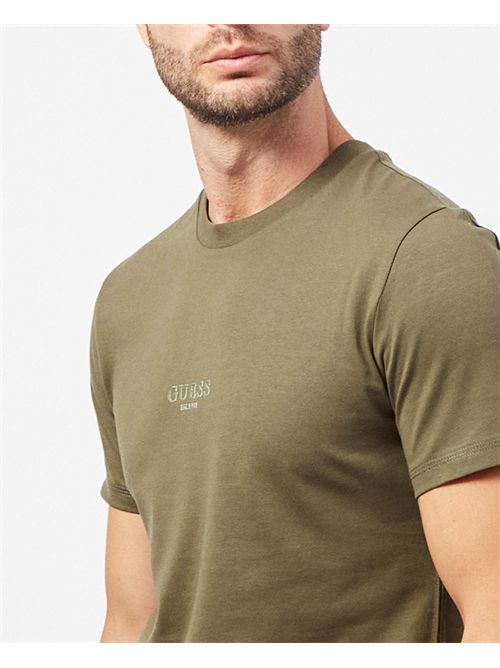 Aidy crew neck T-shirt for men Guess in cotton GUESS | M2YI72-I3Z14G8F6