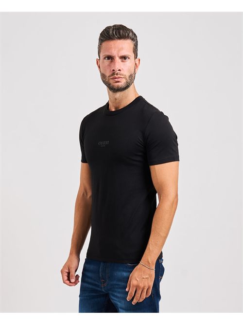 Black crew neck T-shirt for men Guess GUESS | M2YI72-I3Z14JBLK